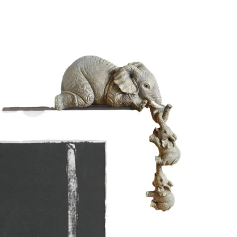 Most Popular Home Decor Elephant Ornaments Mini Landscape Design Courtyard Cartoon Cute Design Fashion Decoration Crafts