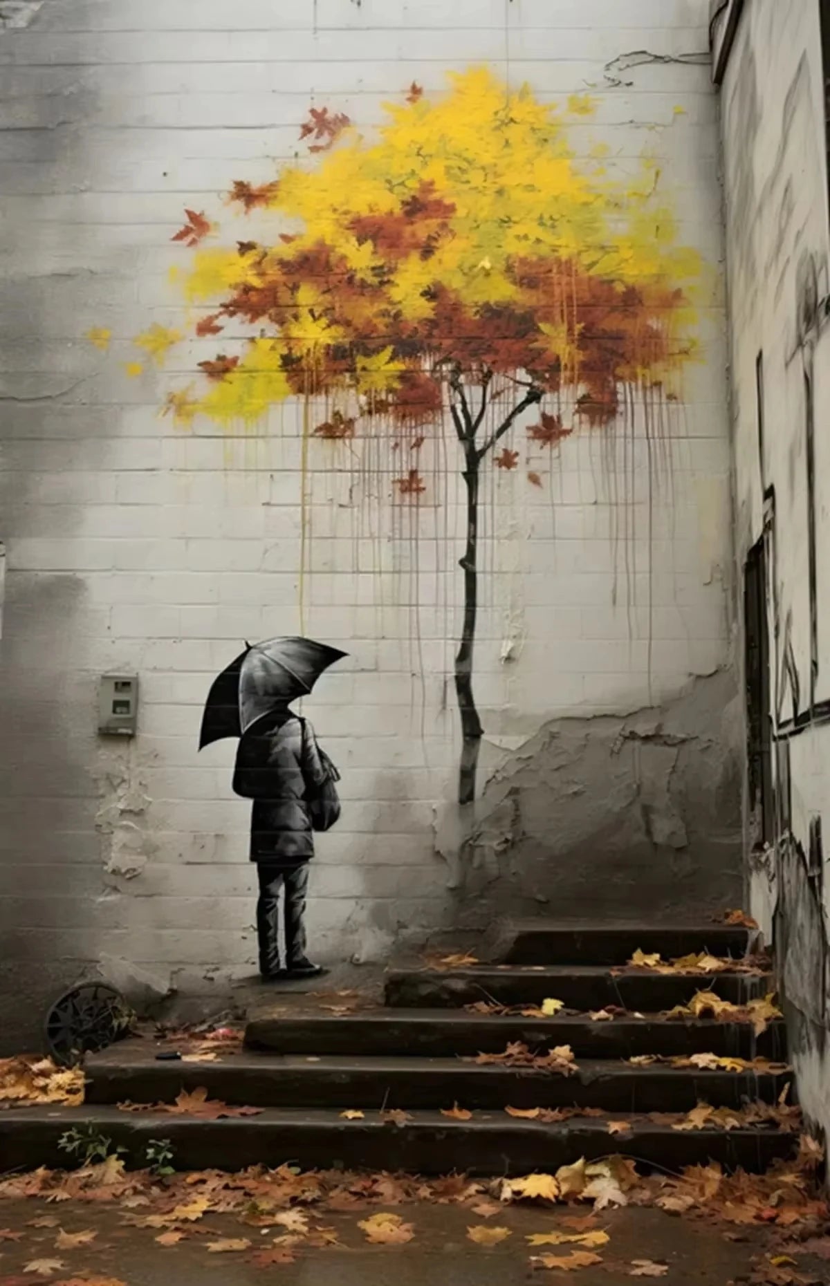 A Banksy Graffiti Boy Girl with Balloon on Canvas Posters Prints Pop Street Wall Art Painting for Living Room Home Decor Cuadros
