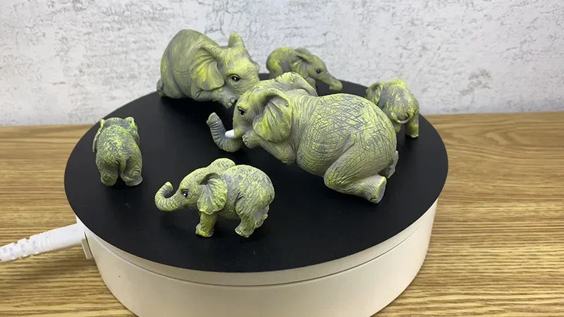 Most Popular Home Decor Elephant Ornaments Mini Landscape Design Courtyard Cartoon Cute Design Fashion Decoration Crafts