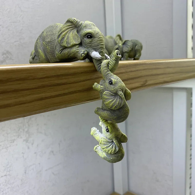 Most Popular Home Decor Elephant Ornaments Mini Landscape Design Courtyard Cartoon Cute Design Fashion Decoration Crafts