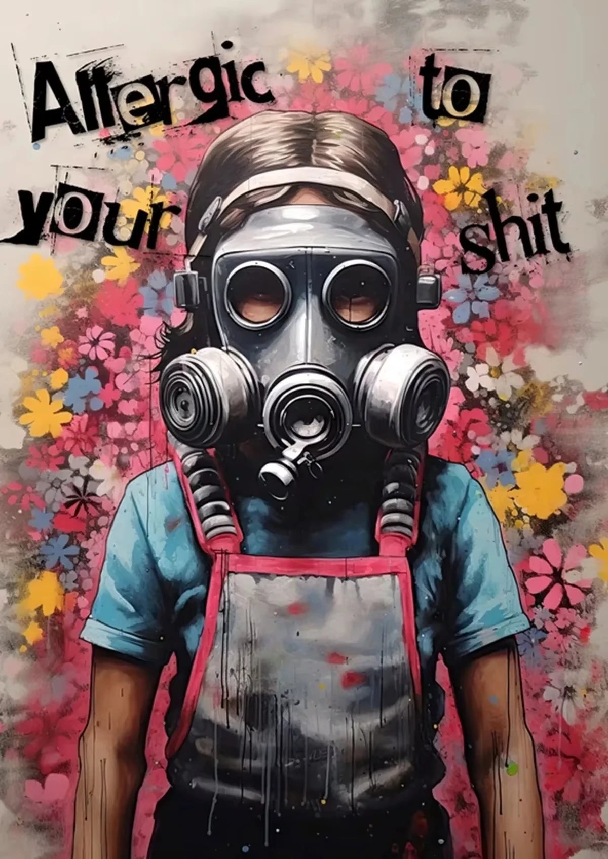 A Banksy Graffiti Boy Girl with Balloon on Canvas Posters Prints Pop Street Wall Art Painting for Living Room Home Decor Cuadros