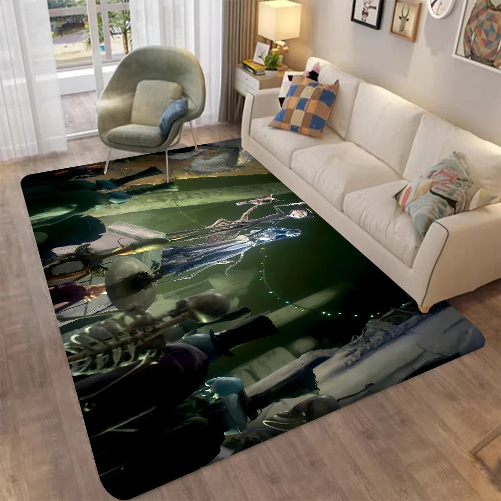 Corpse Bride Cartoon Anime Room Mats Retro Multiple Choice Living Room Kitchen Rug Non-Slip Welcome Rug
