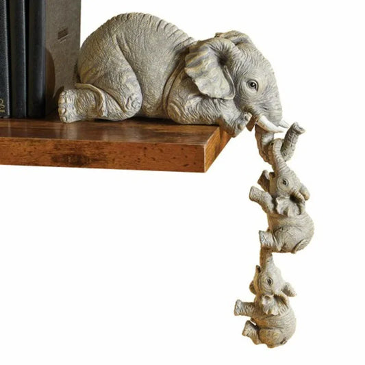 Most Popular Home Decor Elephant Ornaments Mini Landscape Design Courtyard Cartoon Cute Design Fashion Decoration Crafts
