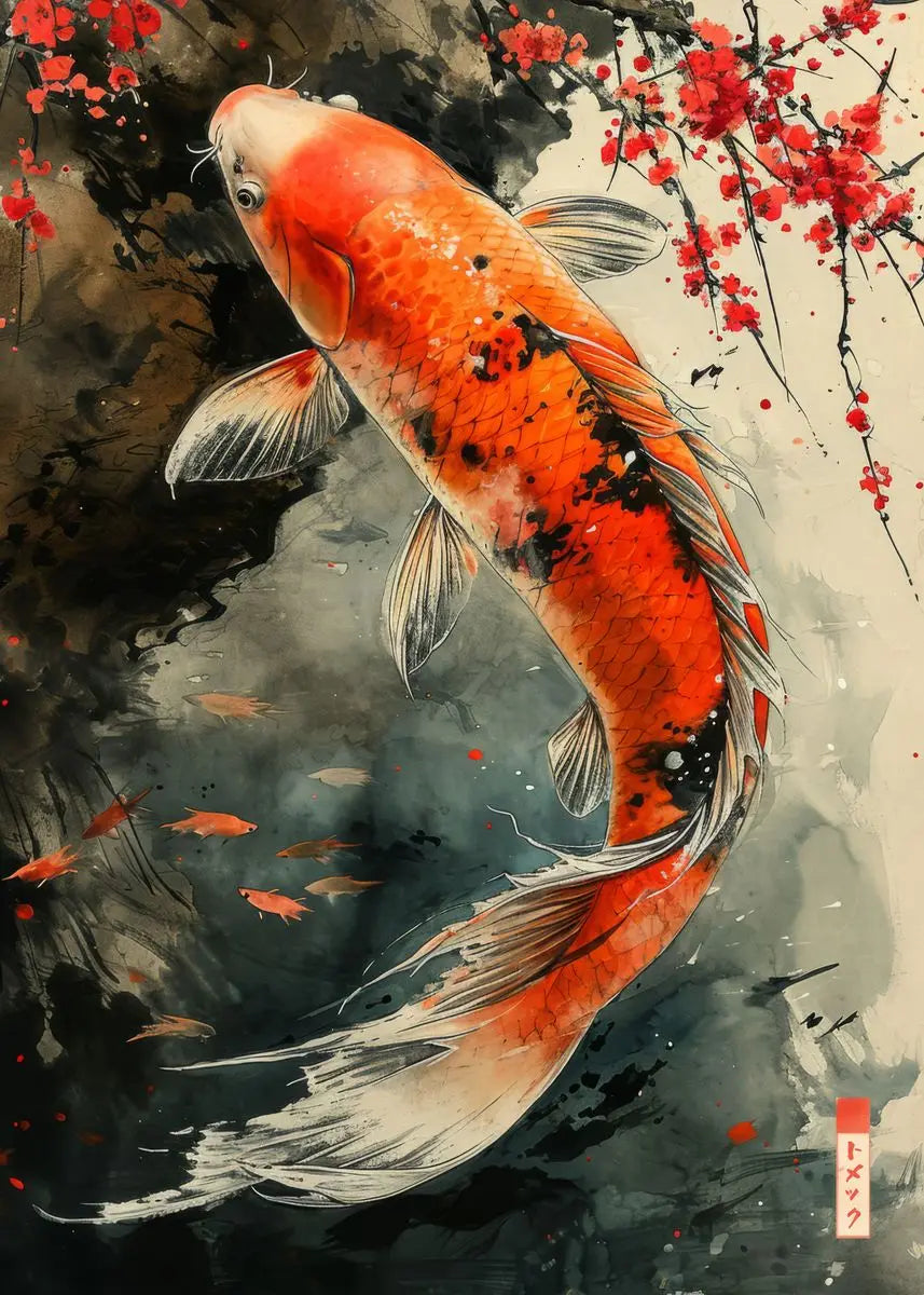 Sumie Japanese Ink Paint Poster River Torii Gate Sitting Geisha Canvas printing wall decoration painting For Home Living Room