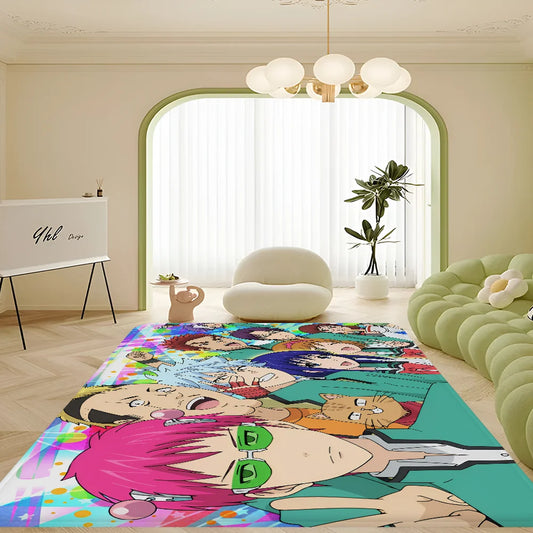 The Disastrous Life of Saiki K Saiki Kusuo Anime Tapestry Hanging Tarot Hippie Wall Rugs Dorm Wall Hanging Sheets