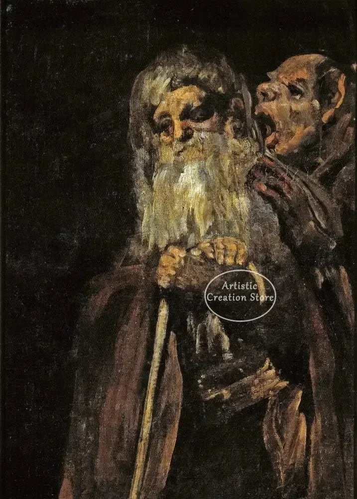 Witches Sabbath By Francisco De Goya The Colossus Canvas Painting Poster Wall Art Picture Cinema Room Home Bedroom Decoration