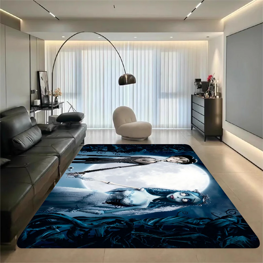 Corpse Bride Cartoon Anime Room Mats Retro Multiple Choice Living Room Kitchen Rug Non-Slip Welcome Rug