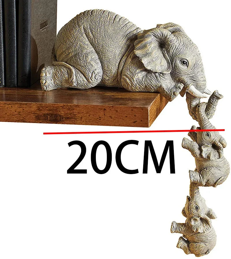 Most Popular Home Decor Elephant Ornaments Mini Landscape Design Courtyard Cartoon Cute Design Fashion Decoration Crafts